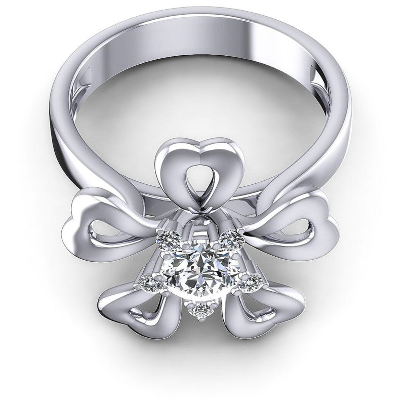 Round Diamonds 0.50CT Fashion Ring in 14KT Yellow Gold