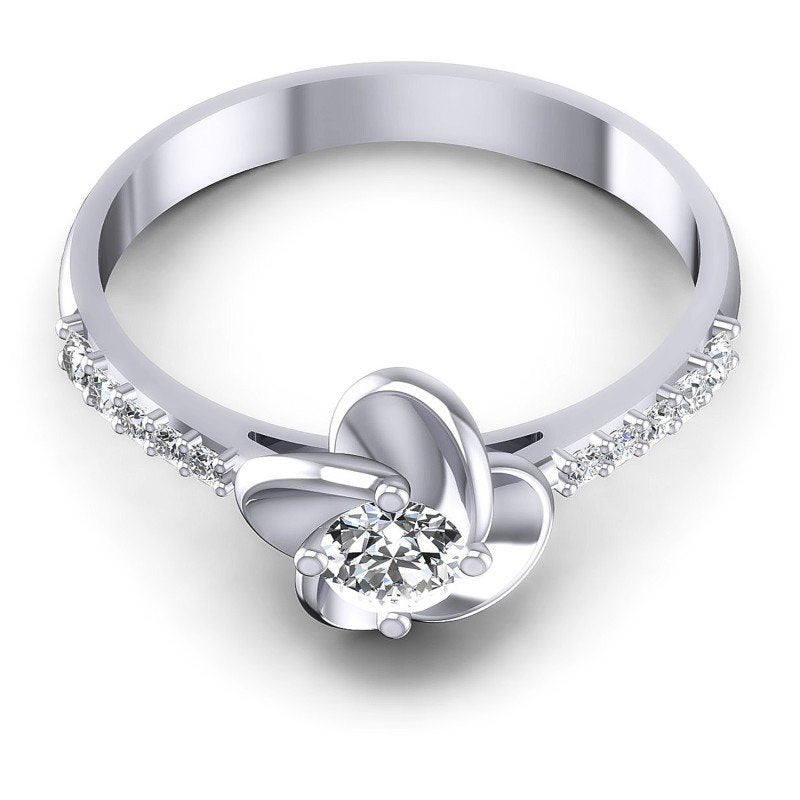 Round Diamonds 0.45CT Fashion Ring in 14KT Yellow Gold