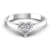 Heart Diamonds 0.35CT Solitaire Ring in 14KT Yellow Gold