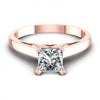 Princess Diamonds 0.35CT Solitaire Ring in 18KT Yellow Gold