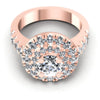 Round Diamonds 1.40CT Halo Ring in 18KT Yellow Gold