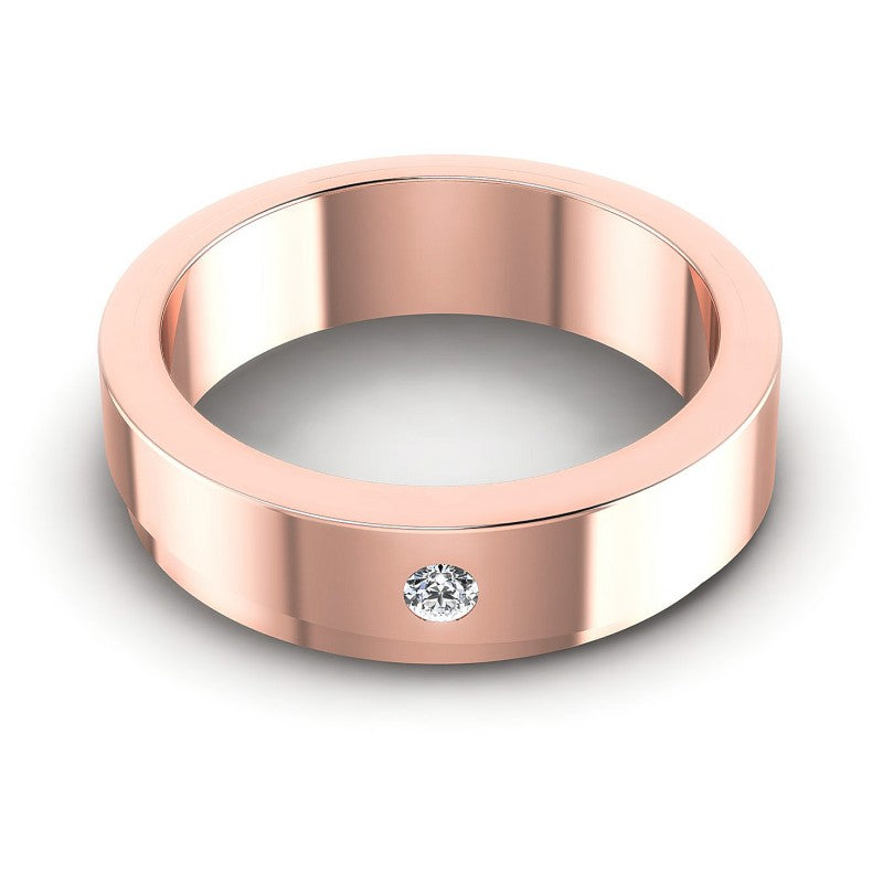 Round Cut Diamonds Mens Ring in 18KT Yellow Gold