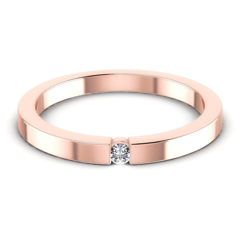 Round Cut Diamonds Mens Ring in 18KT Yellow Gold