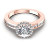 Round Diamonds 0.75CT Halo Ring in 18KT Yellow Gold