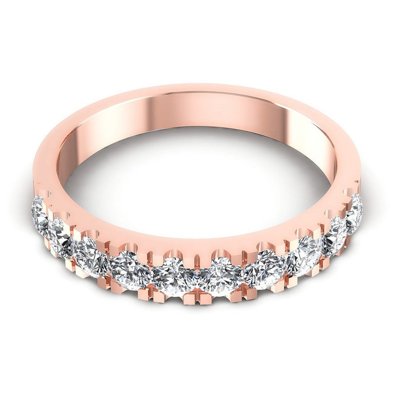 Round Diamonds 1.00CT Diamonds Wedding Band in 18KT Yellow Gold