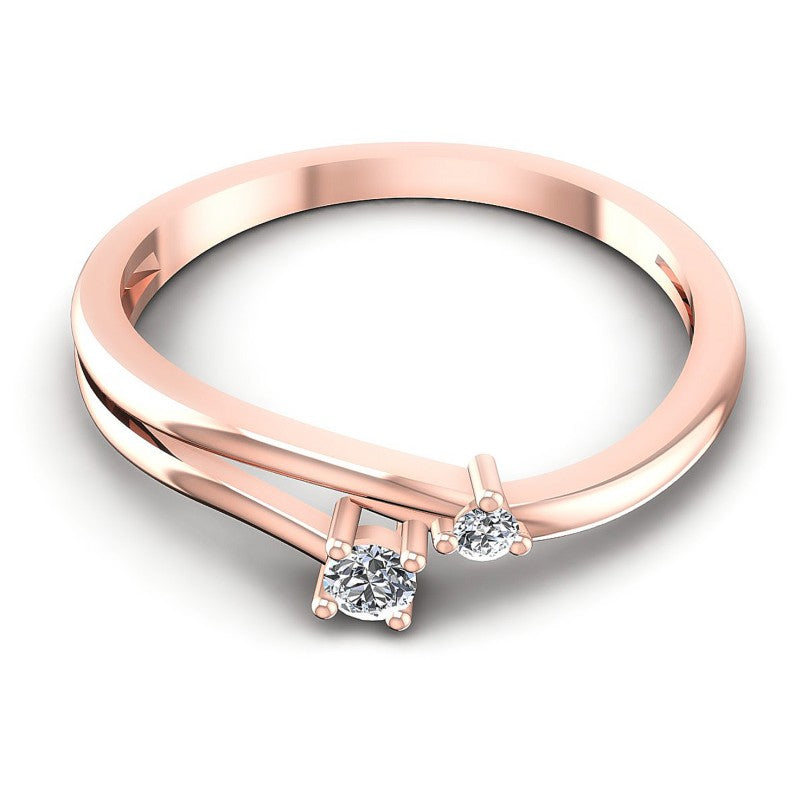 Round Diamonds 0.15CT Fashion Ring in 18KT Yellow Gold