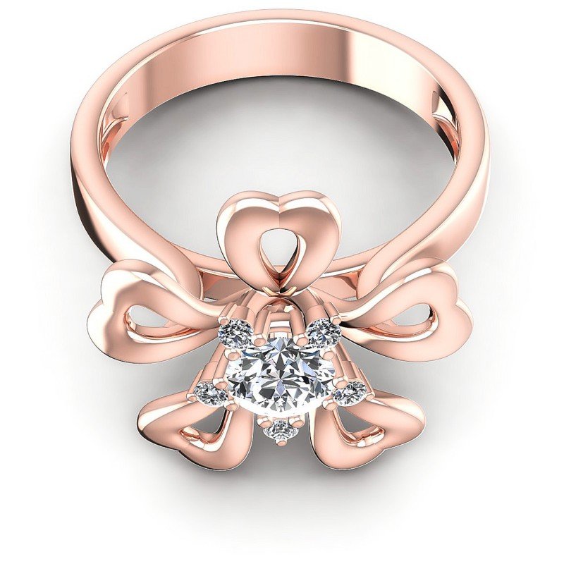 Round Diamonds 0.50CT Fashion Ring in 18KT Yellow Gold