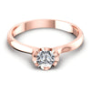 Round Diamonds 0.35CT Solitaire Ring in 18KT Yellow Gold