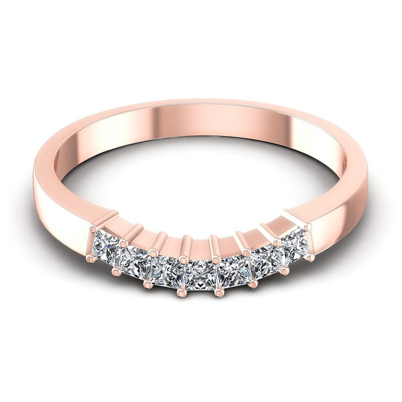 Princess Diamonds 0.40CT Diamonds Wedding Band in 18KT Yellow Gold