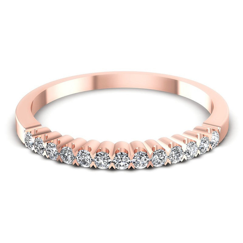 Round Diamonds 0.25CT Diamonds Wedding Band in 18KT Yellow Gold