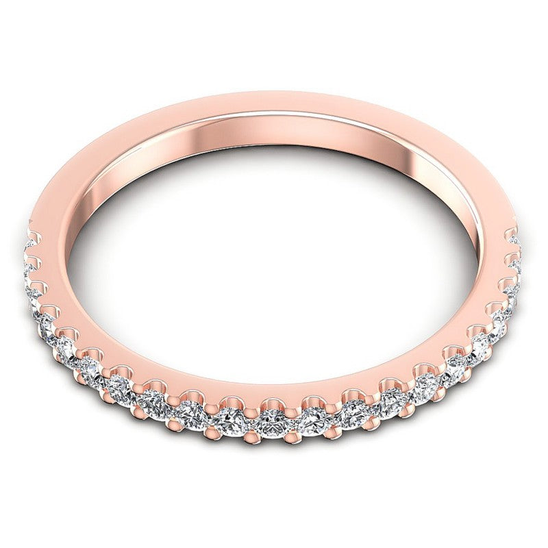 Round Diamonds 0.30CT Diamonds Wedding Band in 18KT Yellow Gold