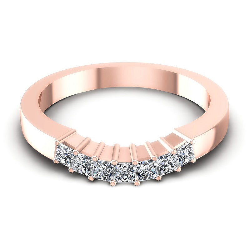 Princess Diamonds 0.45CT Diamonds Wedding Band in 18KT Yellow Gold