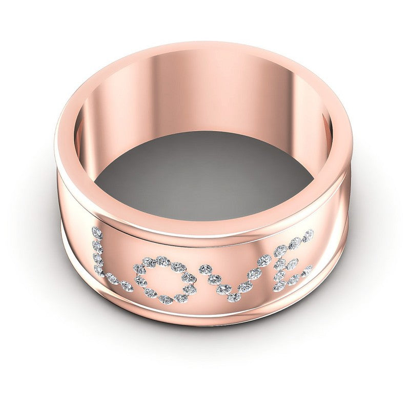 Round Diamonds 0.20CT Diamonds Wedding Band in 18KT Yellow Gold