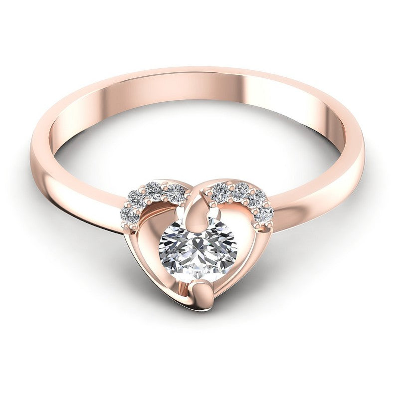Round Diamonds 0.35CT Fashion Ring in 18KT Yellow Gold
