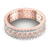 Round Diamonds 1.35CT Eternity Ring in 18KT Yellow Gold