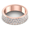 Round Diamonds 2.10CT Eternity Ring in 18KT Yellow Gold