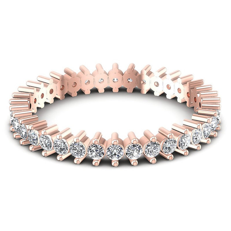 Round Diamonds 0.45CT Eternity Ring in 18KT Yellow Gold