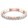 Round Diamonds 0.40CT Eternity Ring in 18KT Yellow Gold