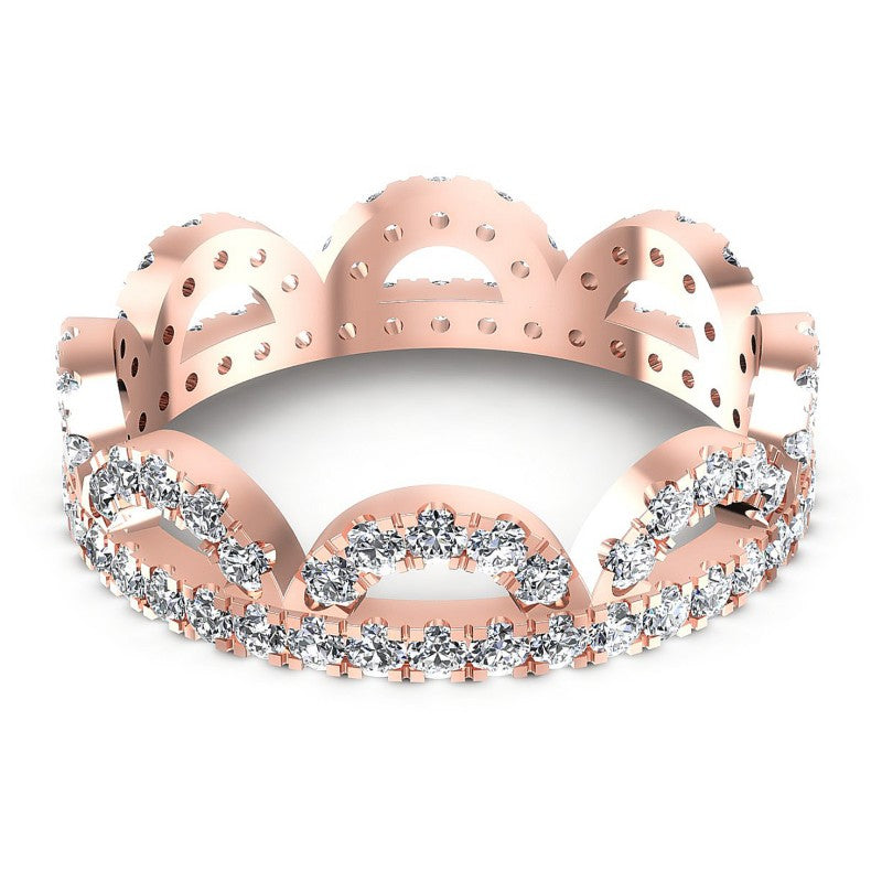 Round Diamonds 1.05CT Eternity Ring in 18KT Yellow Gold