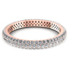 Round Diamonds 0.80CT Eternity Ring in 18KT Yellow Gold