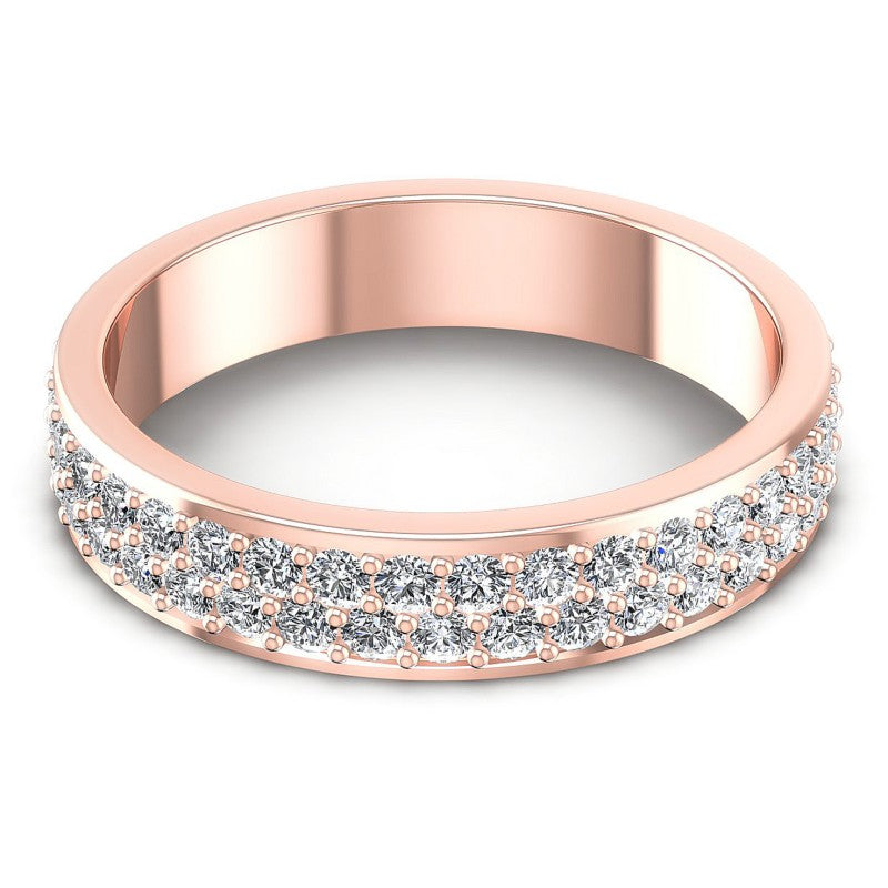 Round Diamonds 1.65CT Eternity Ring in 18KT Yellow Gold
