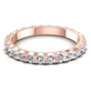 Round Diamonds 0.80CT Eternity Ring in 18KT Yellow Gold