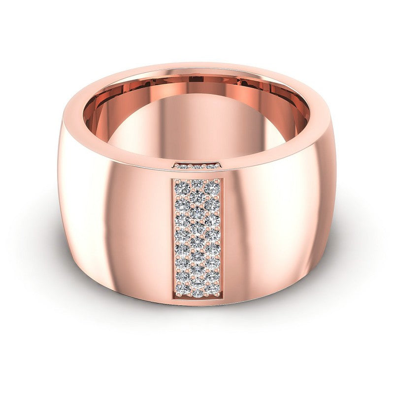 Round Diamonds 0.25CT Diamonds Wedding Band in 18KT Yellow Gold