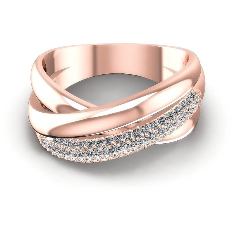 Round Diamonds 0.45CT Diamonds Wedding Band in 18KT Yellow Gold