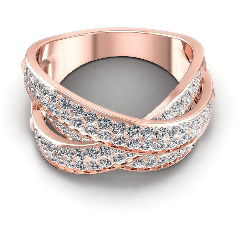 Round Diamonds 1.70CT Diamonds Wedding Band in 18KT Yellow Gold