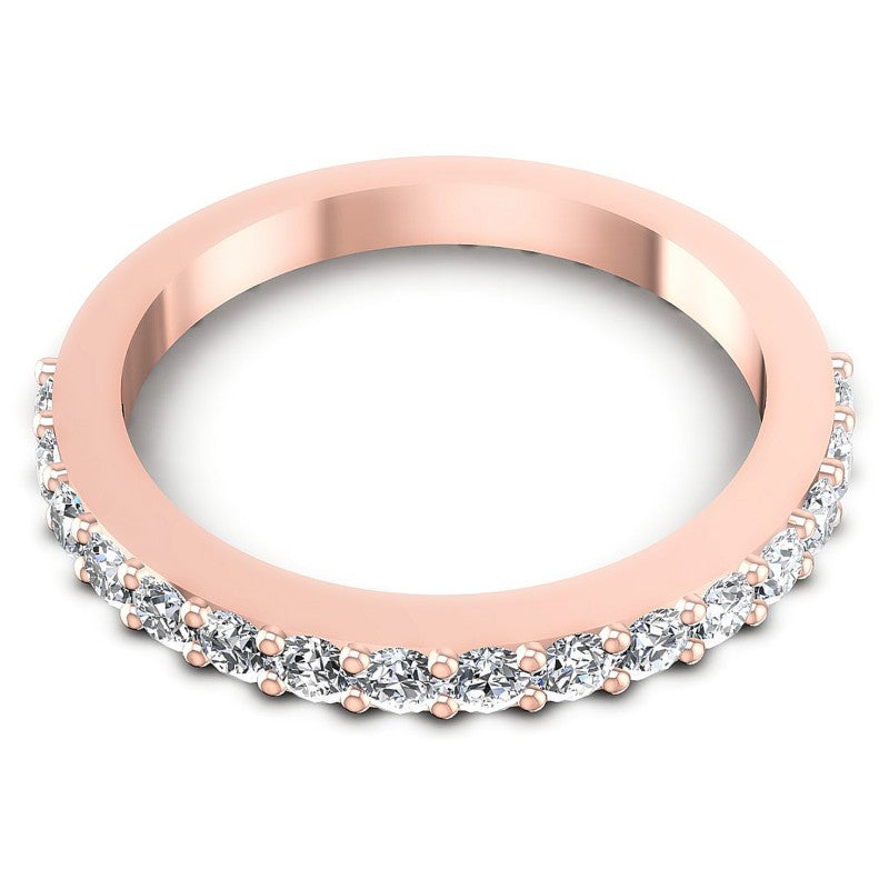 Round Diamonds 0.65CT Diamonds Wedding Band in 18KT Yellow Gold