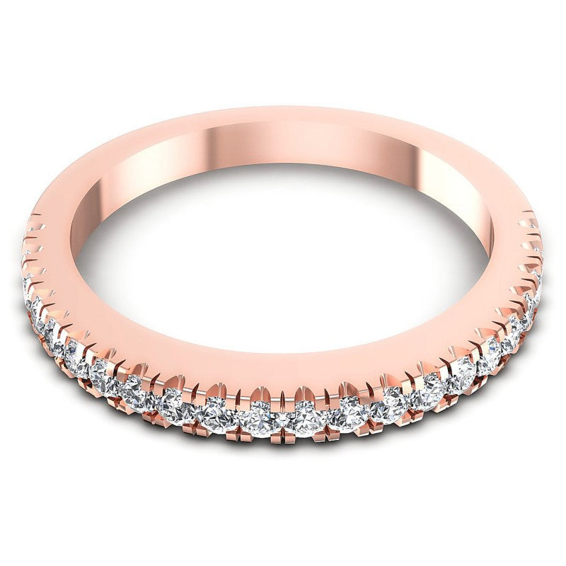 Round Diamonds 0.40CT Diamonds Wedding Band in 18KT Yellow Gold