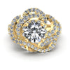 Round Diamonds 1.30CT Engagement Ring in 14KT Yellow Gold
