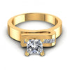 Princess Diamonds 0.45CT Engagement Ring in 14KT Yellow Gold