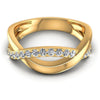 Round Diamonds 0.35CT Diamonds Wedding Band in 14KT Yellow Gold