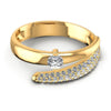 Round Diamonds 0.80CT Engagement Ring in 14KT Yellow Gold
