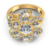 Round Diamonds 1.85CT Fashion Ring in 14KT Yellow Gold