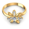 Round Diamonds 0.35CT Fashion Ring in 14KT Yellow Gold
