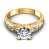 Round Diamonds 1.00CT Engagement Ring in 14KT Yellow Gold