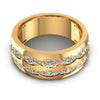 Round Diamonds 0.90CT Diamonds Wedding Band in 14KT Yellow Gold
