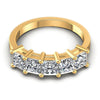 Princess Diamonds 1.65CT Diamonds Wedding Band in 14KT Yellow Gold