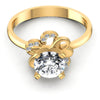 Round Diamonds 0.40CT Engagement Ring in 14KT Yellow Gold