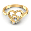 Round Diamonds 0.25CT Fashion Ring in 14KT Yellow Gold