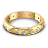 Round Diamonds 0.25CT Eternity Ring in 14KT Yellow Gold