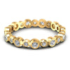 Round Diamonds 0.35CT Eternity Ring in 14KT Yellow Gold