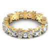 Round Diamonds 3.00CT Eternity Ring in 14KT Yellow Gold