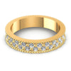 Round Diamonds 0.75CT Eternity Ring in 14KT Yellow Gold