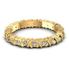Round Diamonds 0.25CT Eternity Ring in 14KT Yellow Gold