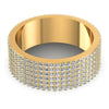 Round Diamonds 1.40CT Eternity Ring in 14KT Yellow Gold
