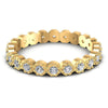 Round Diamonds 0.50CT Eternity Ring in 14KT Yellow Gold