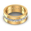 Round Diamonds 1.55CT Eternity Ring in 14KT Yellow Gold